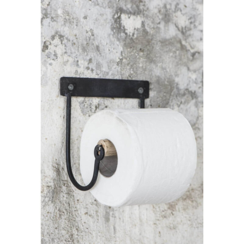Klósettpappírshaldari - svart, 14cm - Image 2