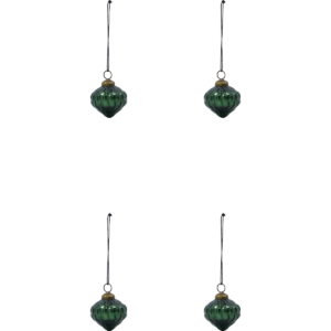 HANG - Jólakúlur, grænar 4stk