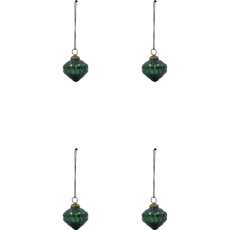 HANG - Jólakúlur, grænar 4stk