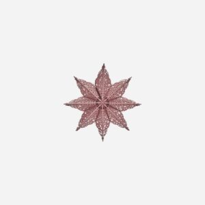 CLIP - Pappastjarna, dusty rose 40cm