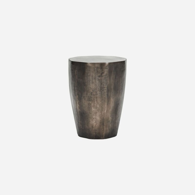 META - hliðarborð, antik brass