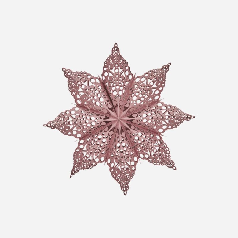 CLIP - Pappastjarna, dusty rose, 60cm