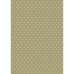 Gjafapappír, græn daisies