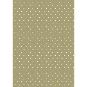 Gjafapappír, græn daisies