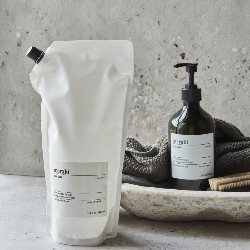 Áfylling á Linen Dew handsápunni, 1L - Image 3
