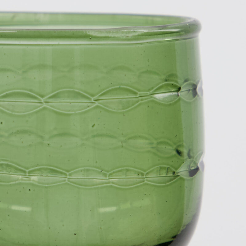 VINTAGE - Púrtvíns glas, grænt - Image 2