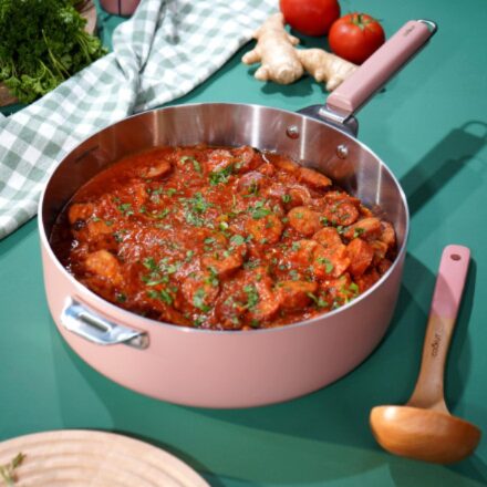 COOKUT - Djúp panna, 28cm bleik - Image 4