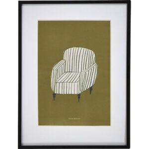 CHAIR - Mynd í ramma, 30x40cm