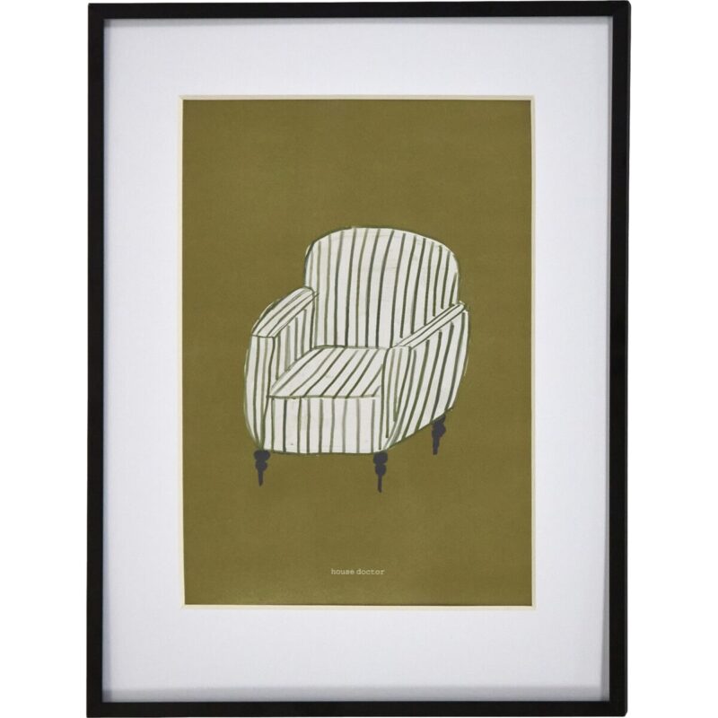CHAIR - Mynd í ramma, 30x40cm