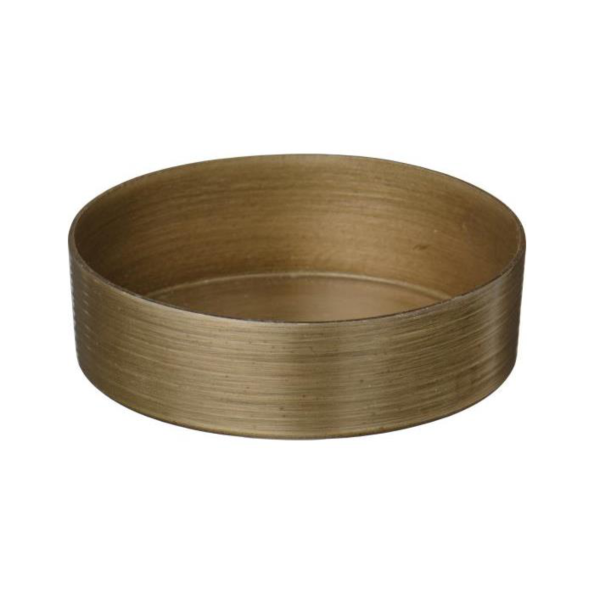 Kertabakki m/kanti, brass 6cm