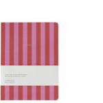 A.Journal - Notebook, Stripes Pink