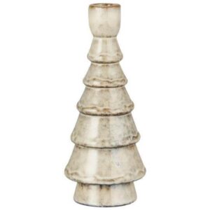 Tré kertastjaki - brúnn, 20.5cm