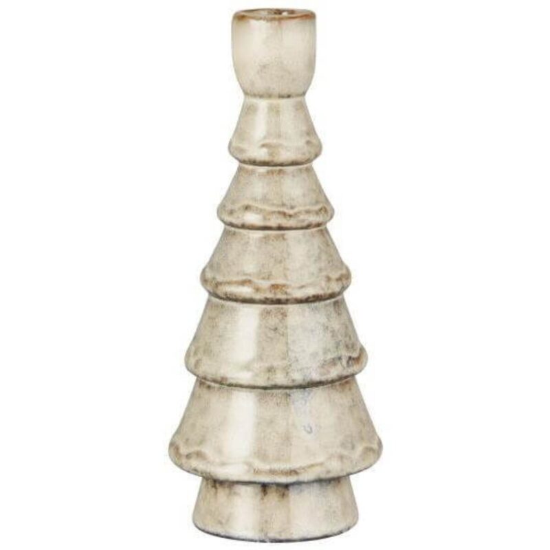 Tré kertastjaki - brúnn, 20.5cm