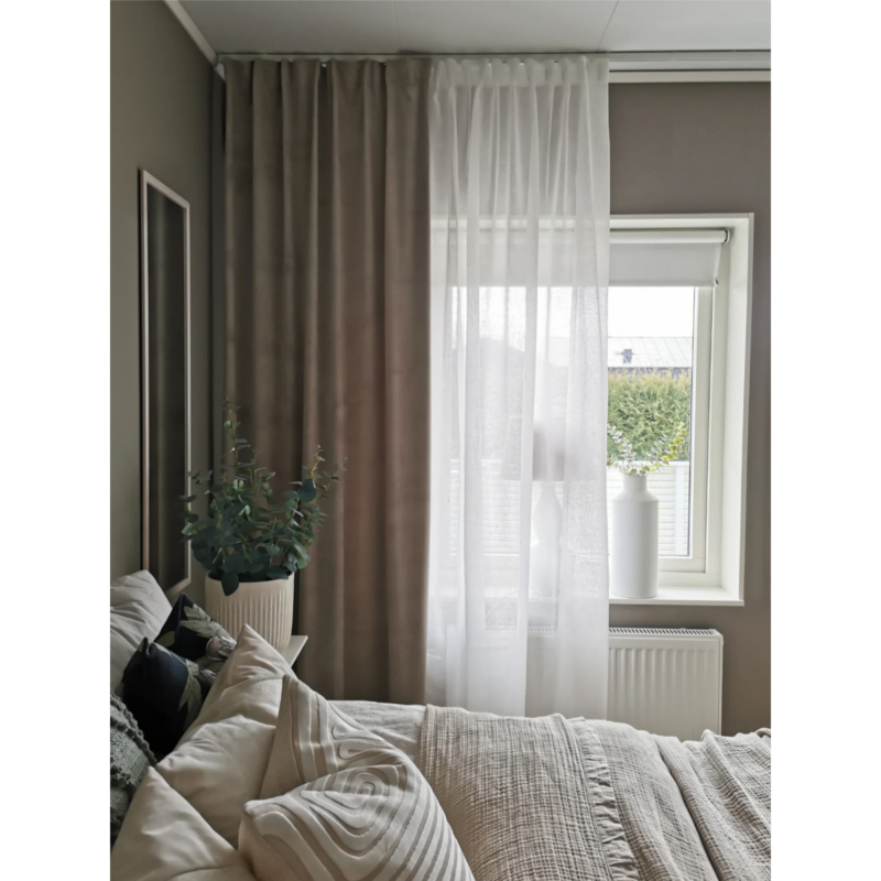 ELISE - Gardínur 2stk, beige 135x280cm - Image 2