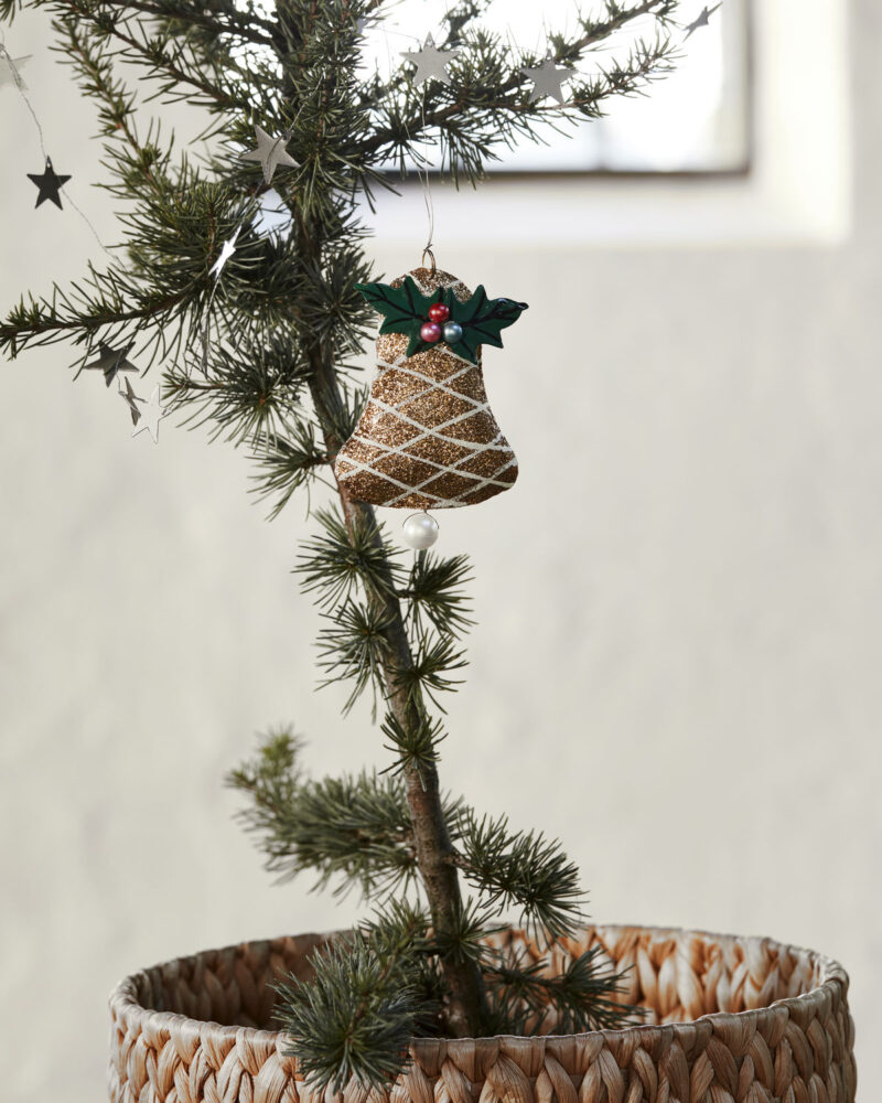 Jóla bjalla gyllt h:9cm - Image 3