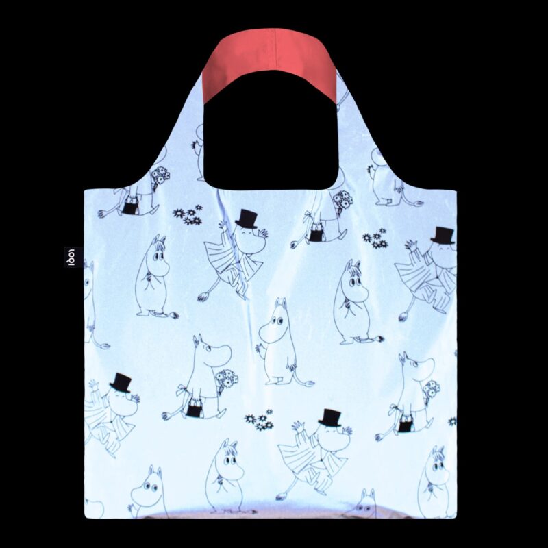 Moomin Fjölskylda endurskíns fjölnota poki