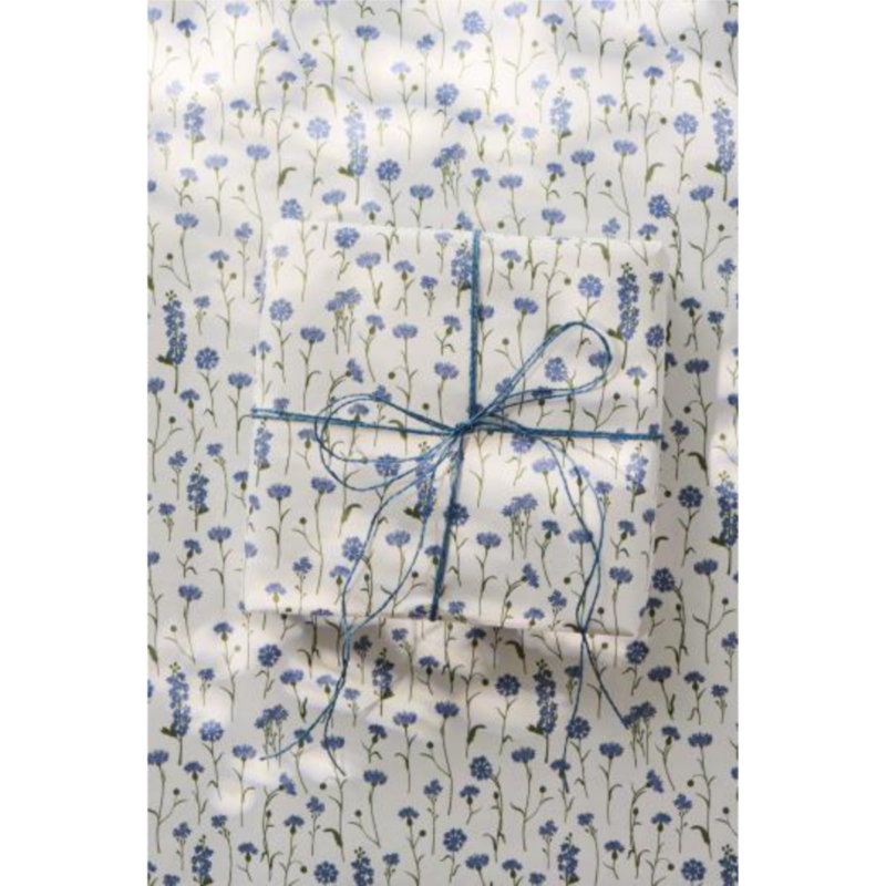 Gjafapappír - cornflowers, 5m - Image 2