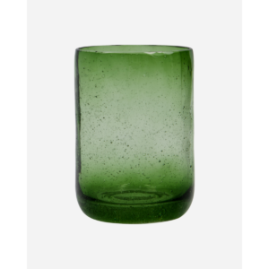 Wah, grænt gler tumbler h:10,5 d:7,2cm