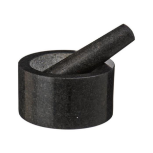 Mortel - svart granite