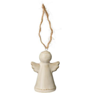 Jólatrésskraut - engill h: 6,6cm, b: 3.7