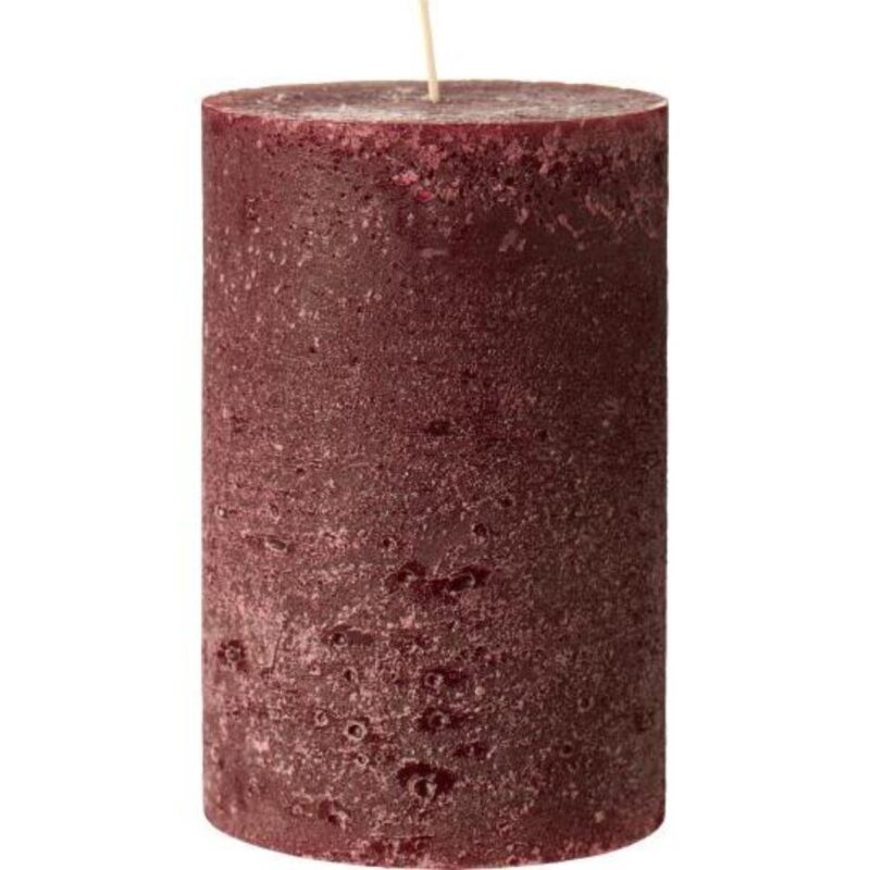 RUSTIC - Kubbakerti, rautt 15cm