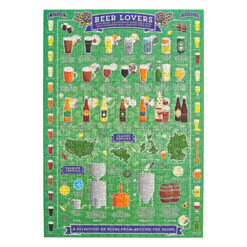Púsl Beer Lover´s 500stk - Fakó