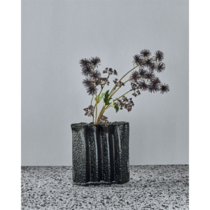 ZURI - Blómavasi, 21cm svart