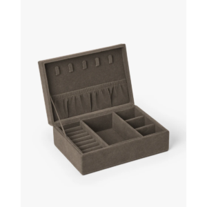 DAY - Skartgripabox 21cm, velvet brúnt