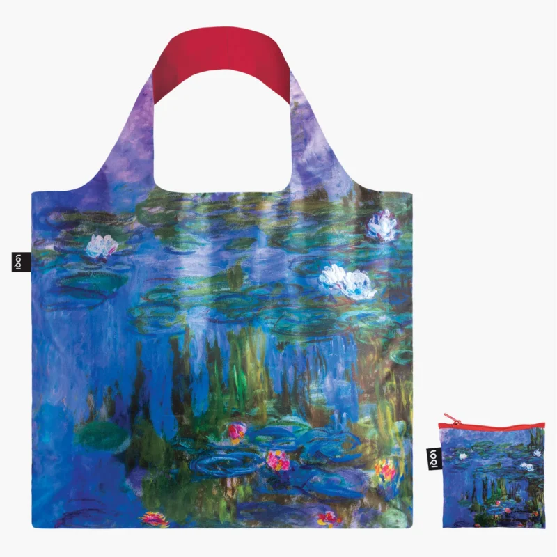 Claude monet water lilies fjölnotapoki