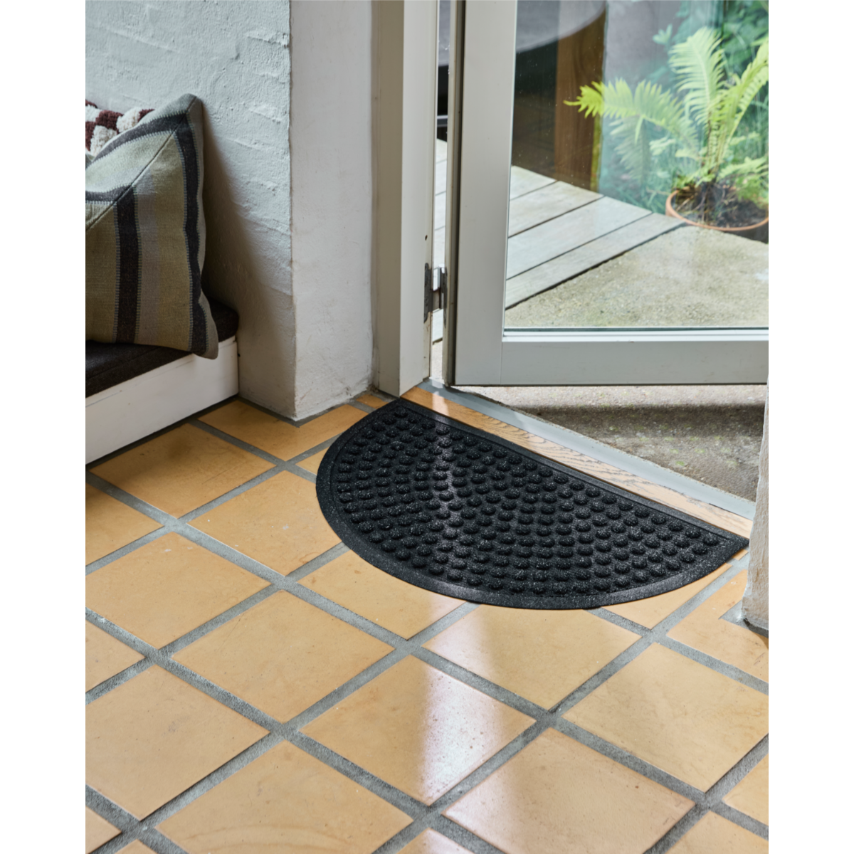 ENTRY - dyramotta, svört 75x45cm - Image 3