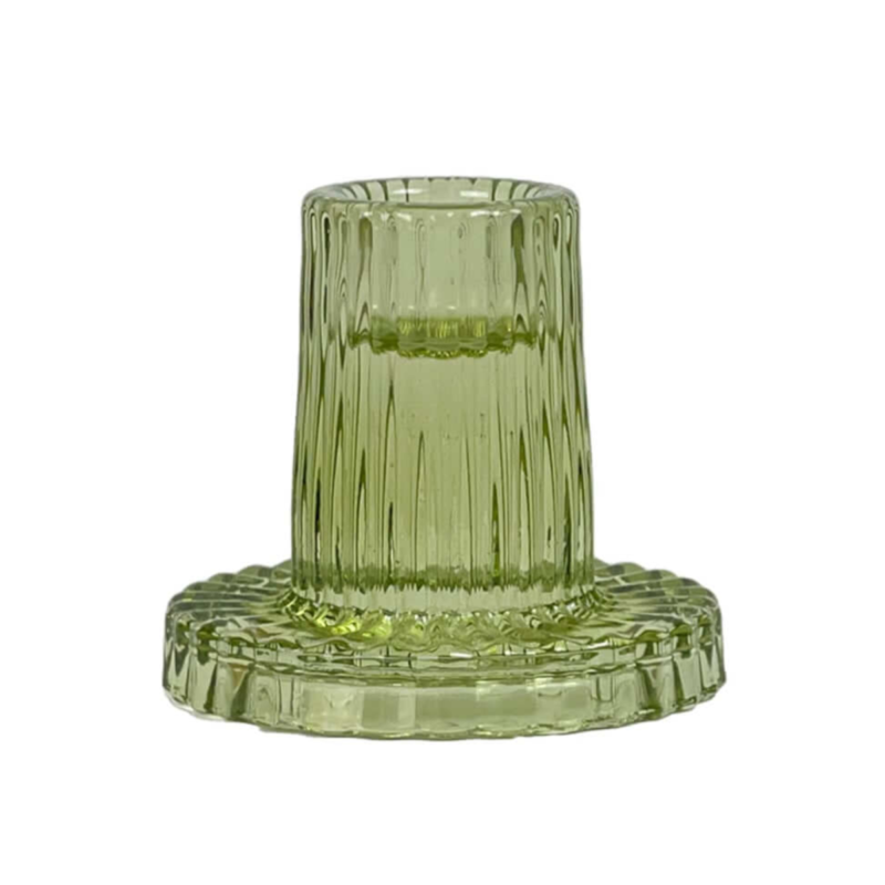 SPECTACULAR Kertastjaki - Mosstone Grænn, 6cm
