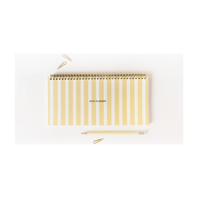 A. Journal - Deskplanner, stripes Yellow - Image 3