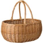 Oval karfa m/ haldi, 32x52cm