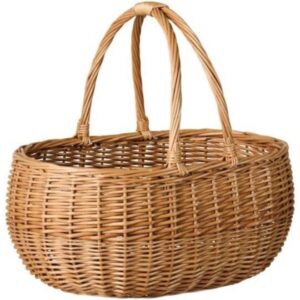 Oval karfa m/ haldi, 32x52cm