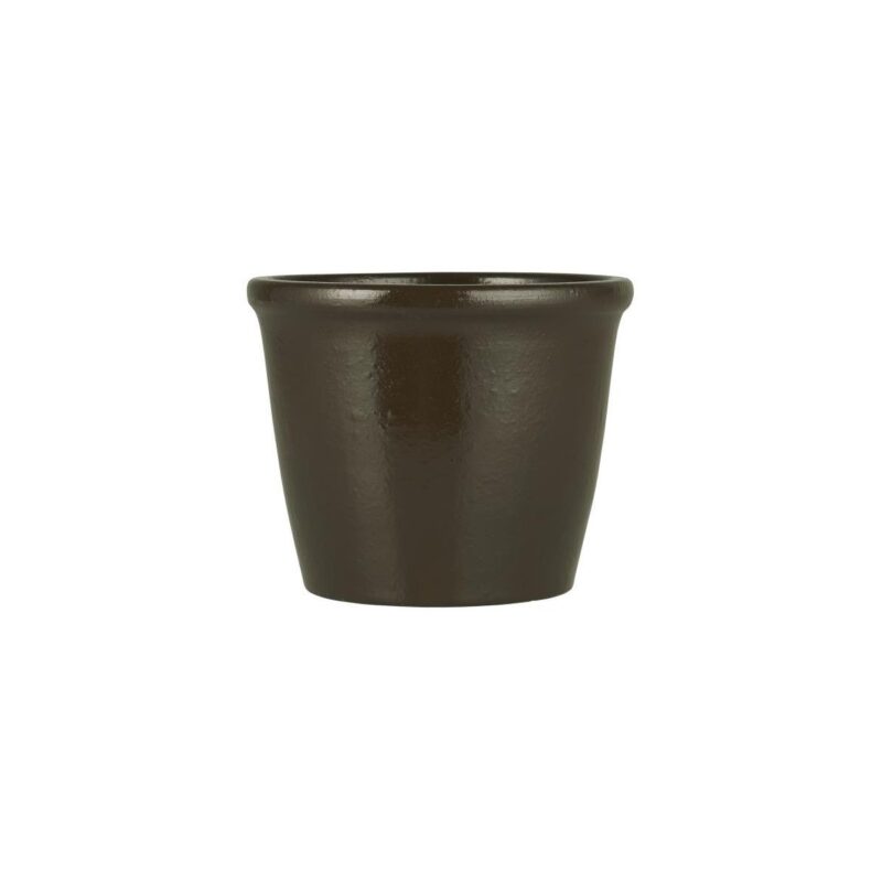 HALFDAN - Blómapottur, mokka 16cm