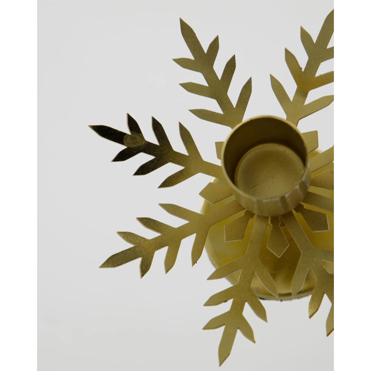 SNOWFLAKE - Kertastjaki, gyllt 2stk - Image 3
