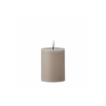 PONZA - LED kubbakerti, beige 7,5x10cm