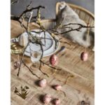 Páskaegg upphengisskraut - 6 í pakka, rauð