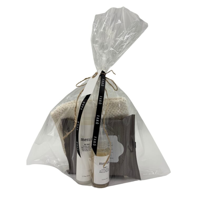 Gjafapoki 6 Dagk/serum/wipes/þvottastyk