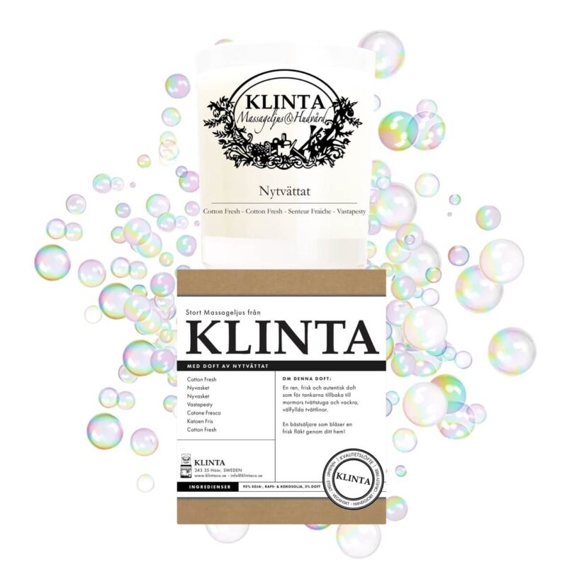 KLINTA ilm/nuddkerti -  Cotton fresh