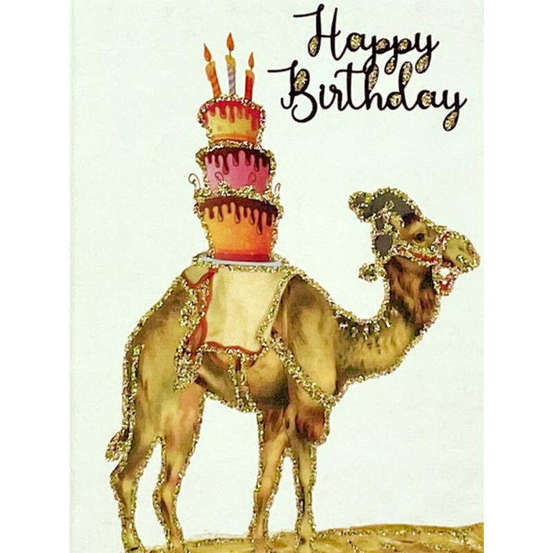 Kort - Úlfaldur "Happy Birthday"
