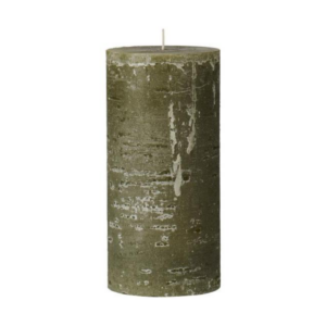 RUSTIC - Kubbakerti, olive green, 20x9.6cm