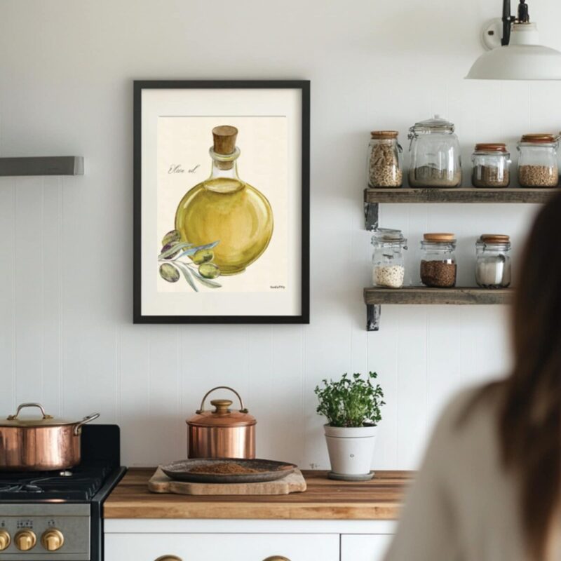 Mynd Olive oil 30x40cm án ramma - Image 2