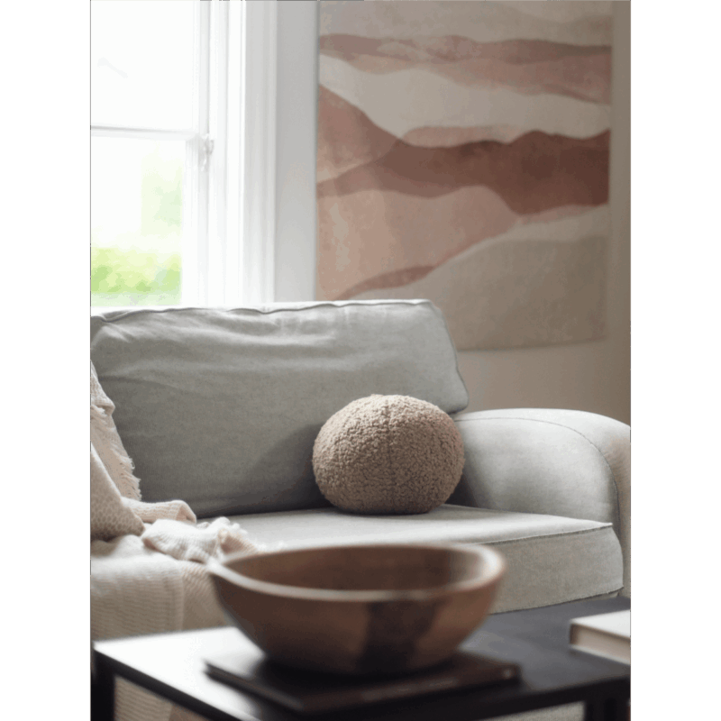 ELSIE - Kúlu púði, beige - Image 3
