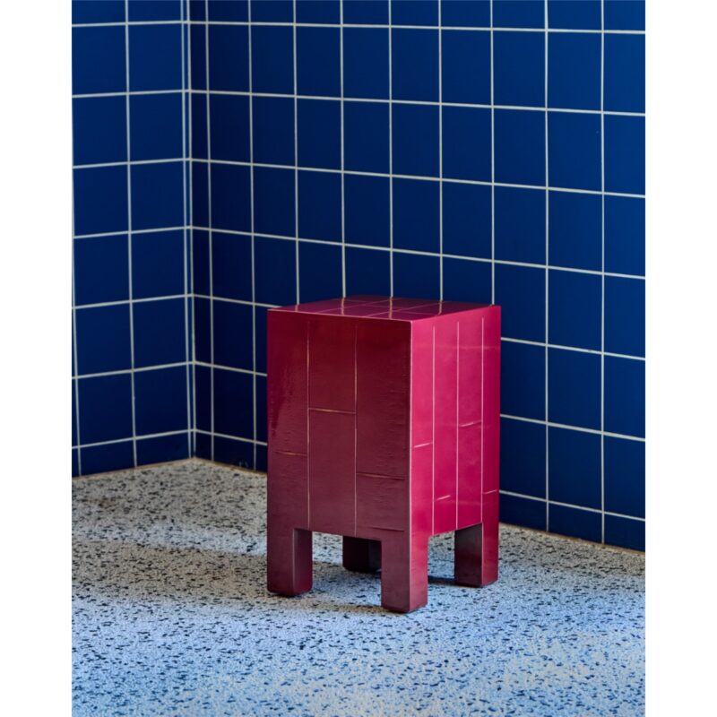 BRICK - Hliðarborð, rautt - Image 4