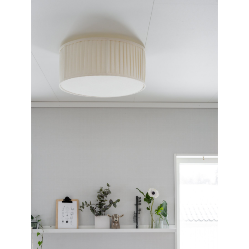 PLAFOND PLISSÉ - Loftljós, off white 45cm - Image 3