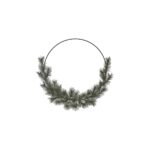 GIANT - krans m/greni og LED, 45cm