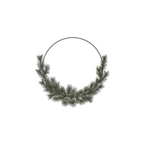 GIANT - krans m/greni og LED, 45cm