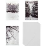 WINTER - Kort m/ umslög 6stk