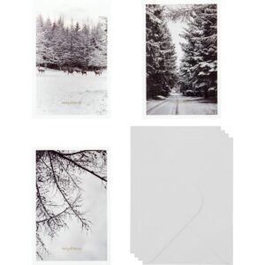 WINTER - Kort m/ umslög 6stk
